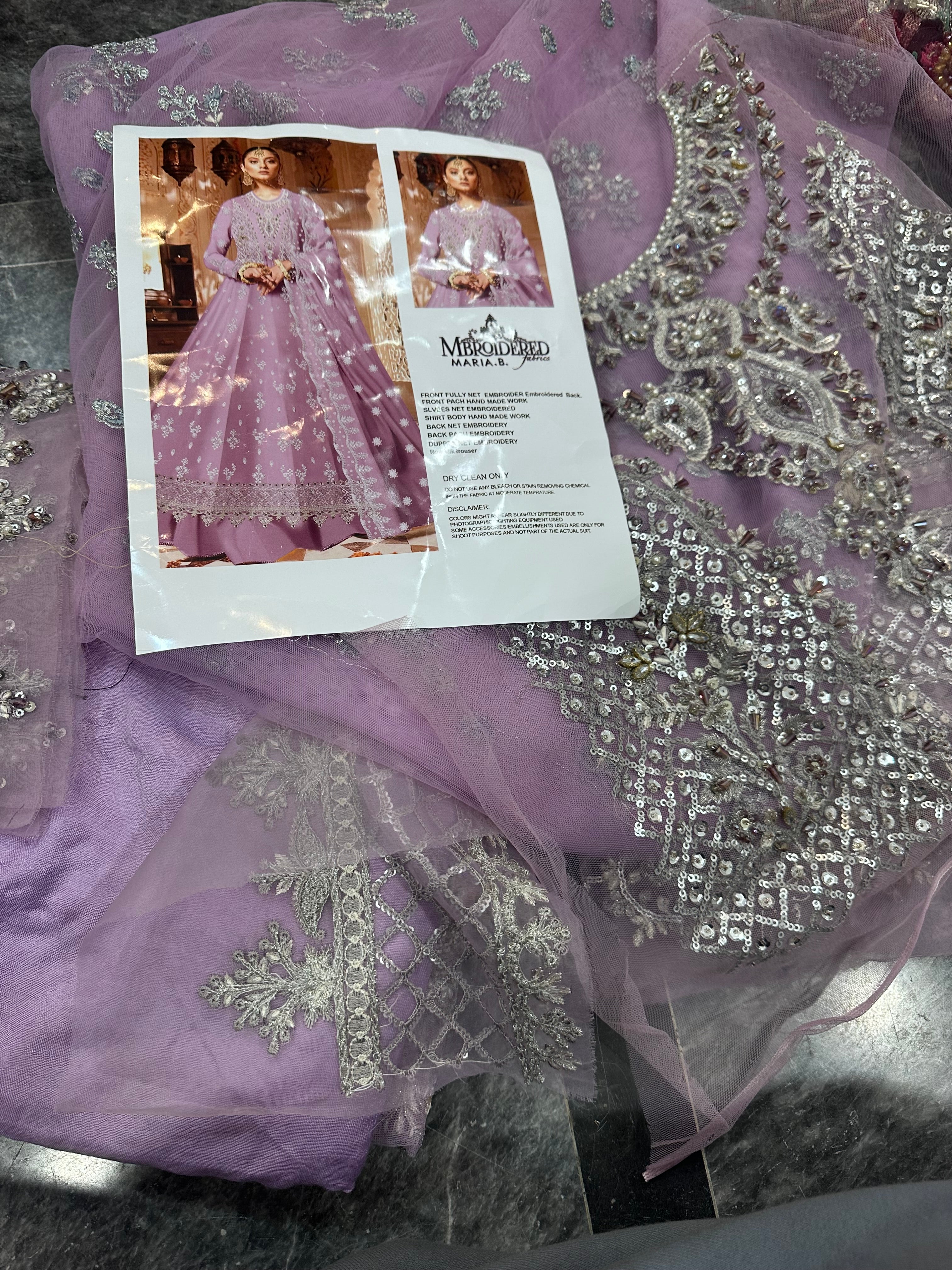 MARIA.B LUXURY 3PC HAND EMBROIDERY