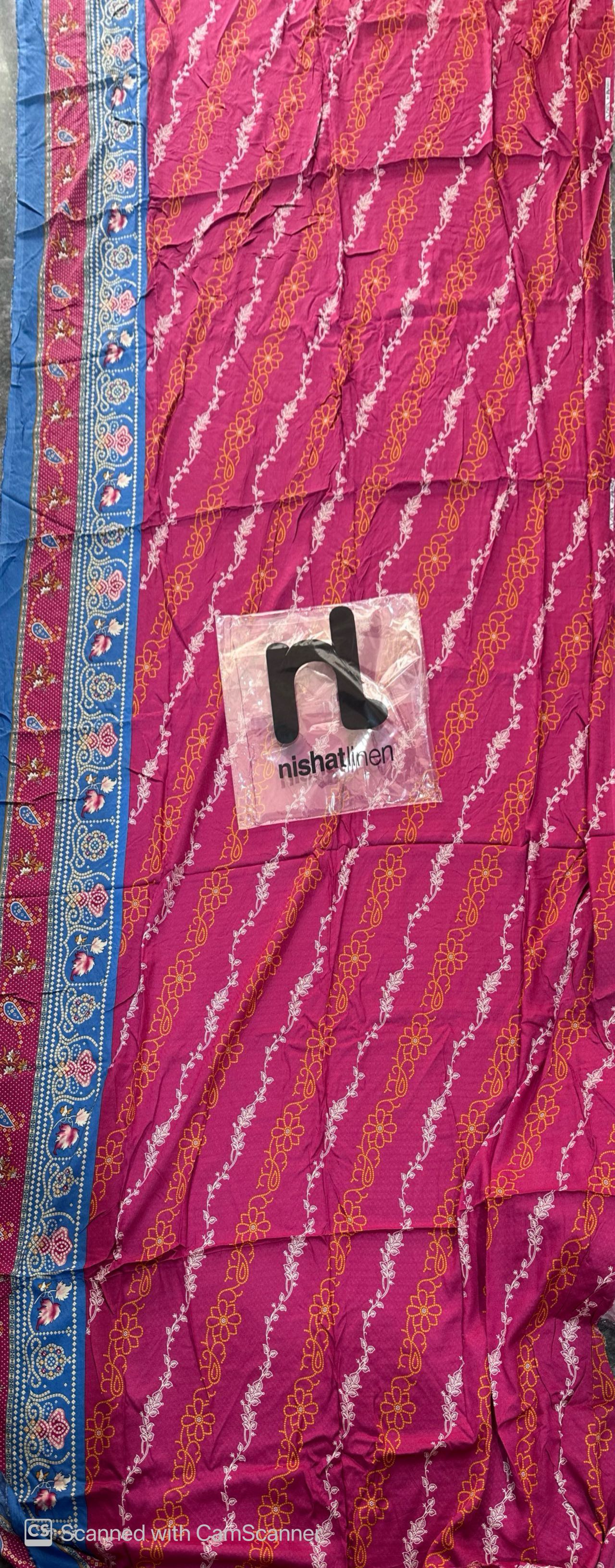 | Nishat Original|Shirt 3 meter Official cutting