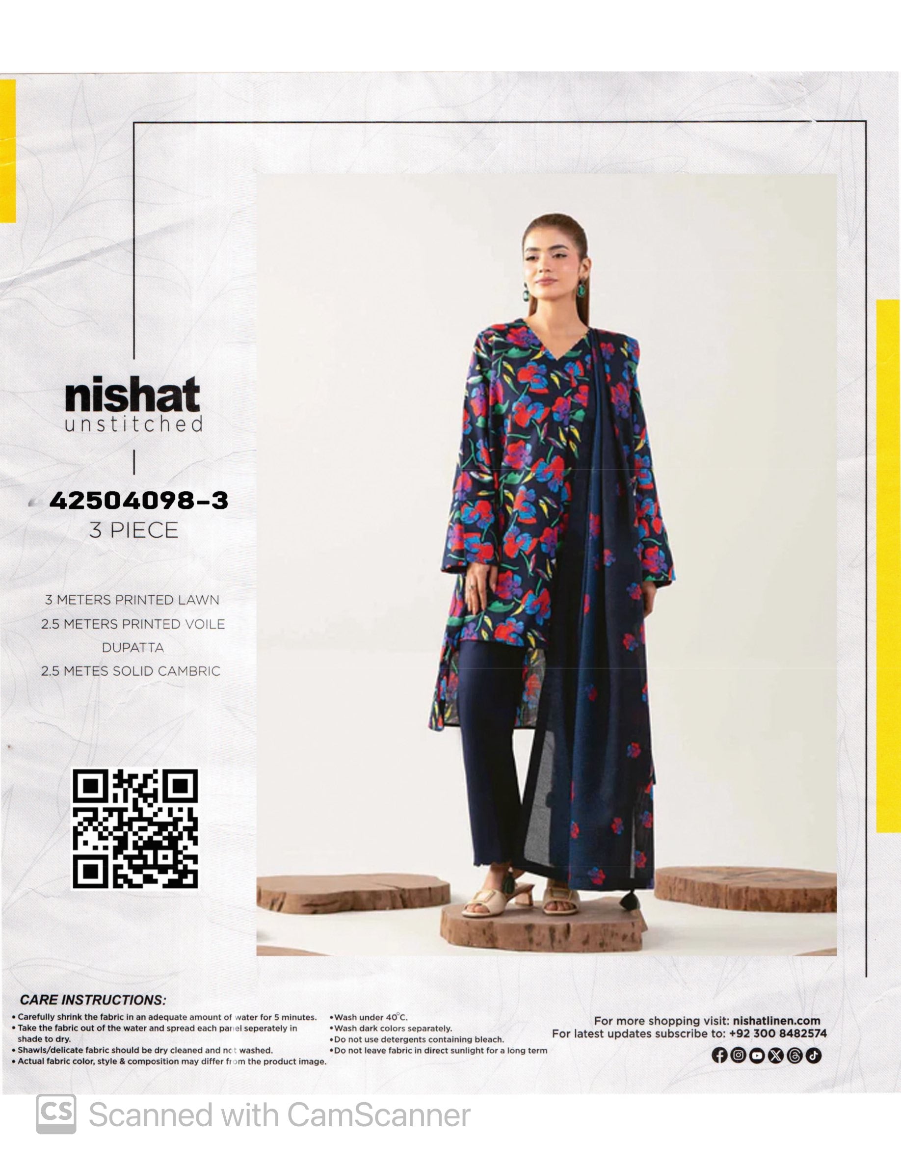 NISHAT LAWN 3PC