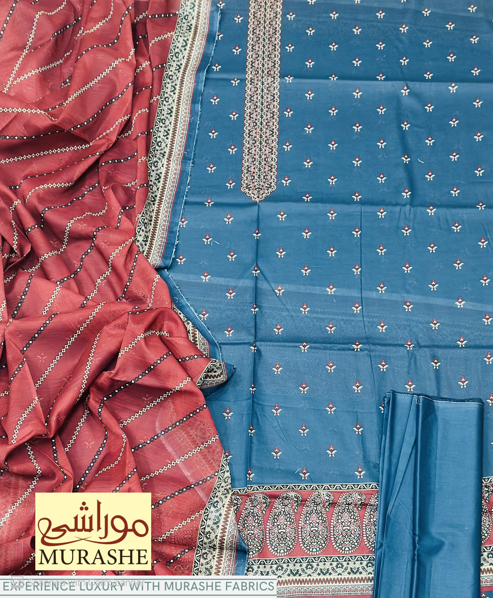 ORIGINALL 💯 LAWN 3PC BY MURASHEE