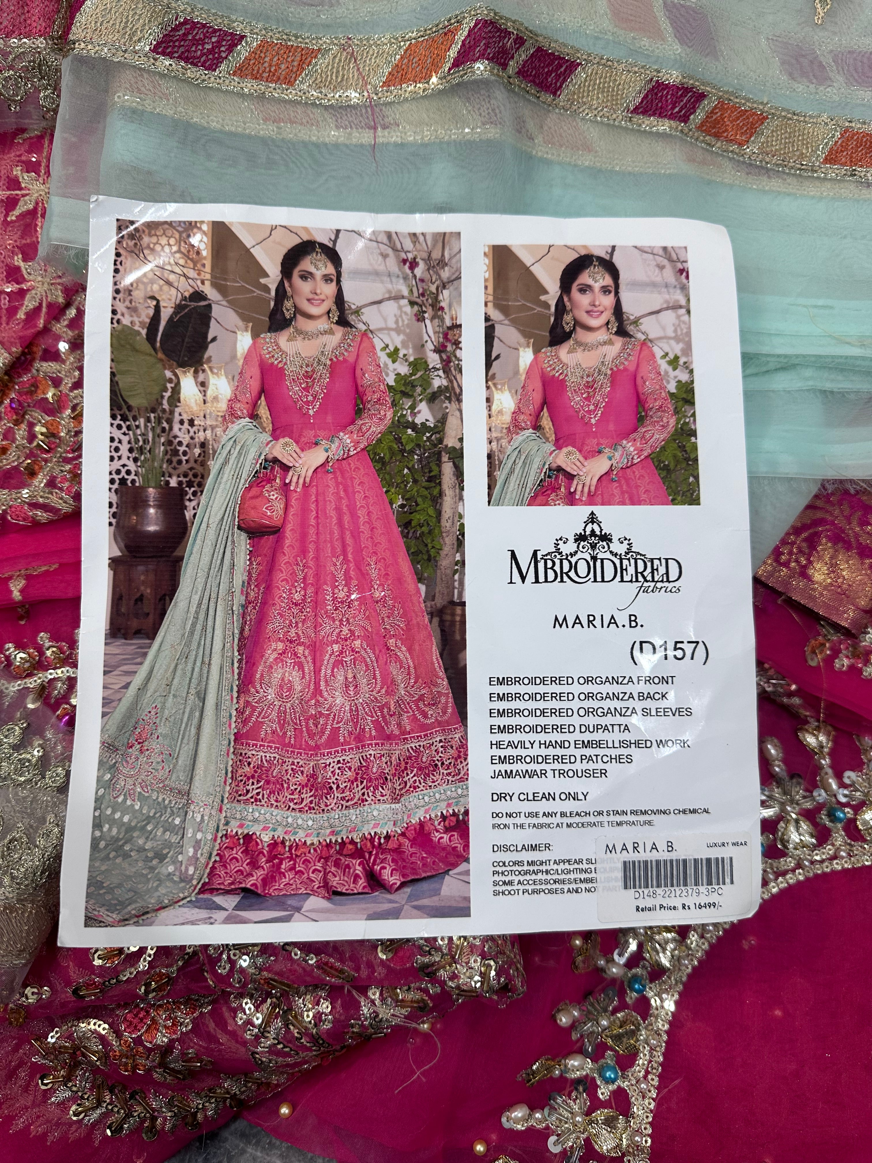 MARIA.B. 3pc LUXURY EMBROIDERED