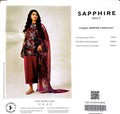 SAPHHIRE PRINTED 3PC LAWN SUIT