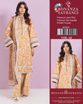 ( (BONANZA SATRANGI | VOL 16 | DS 5| DIGITAL PRINTED LAWN 3PC VOIL LAWN DUPATTA