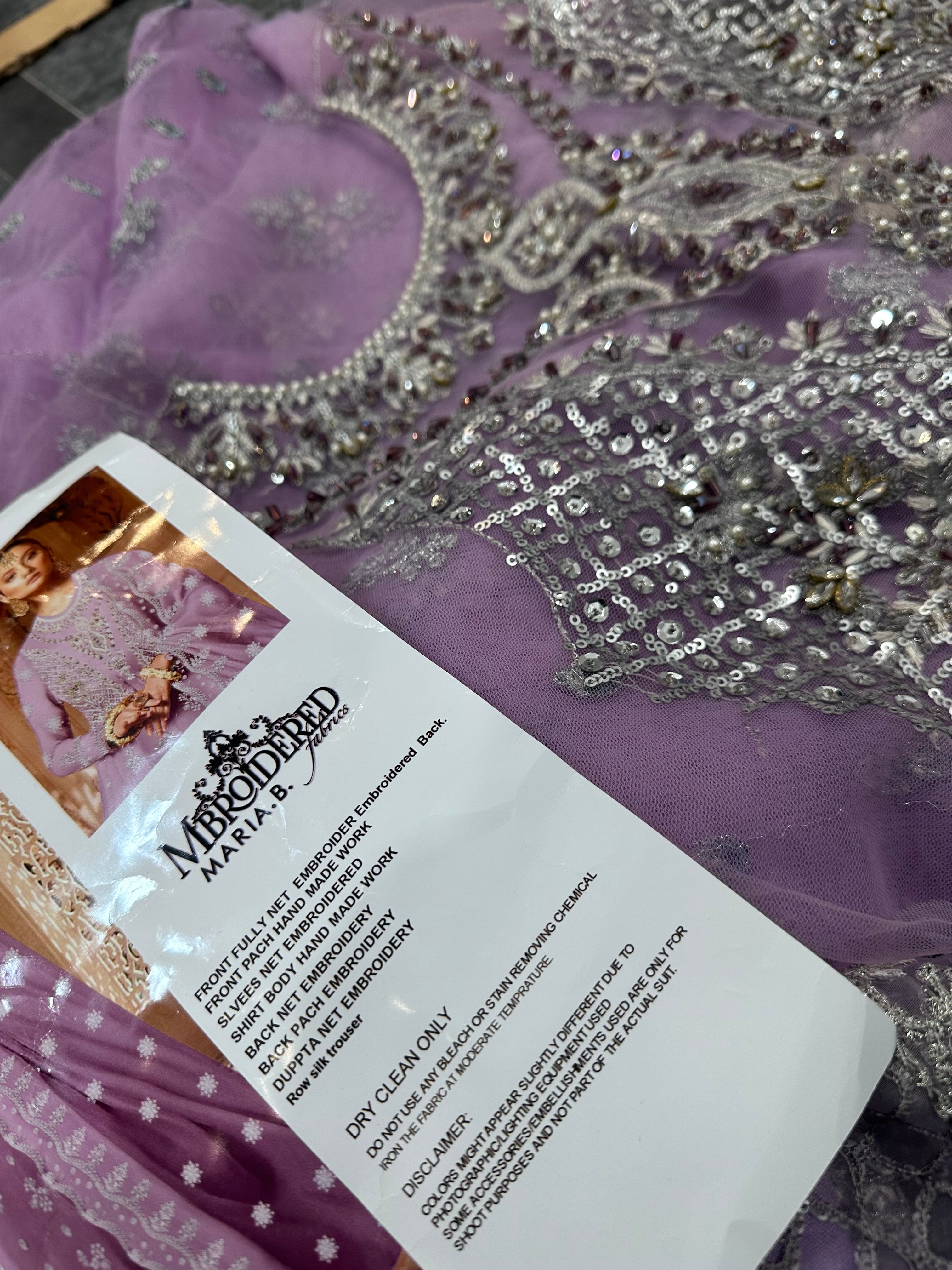 MARIA.B LUXURY 3PC HAND EMBROIDERY