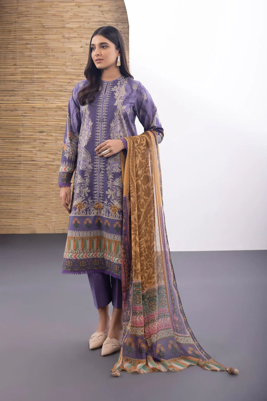 SAPHHIRE 3 PIECE - PRINTED LAWN SUIT