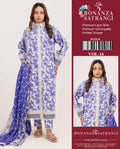 (BONANZA SATRANGI | VOL 16 | DS 8| DIGITAL PRINTED LAWN 3PC VOIL LAWN DUPATTA