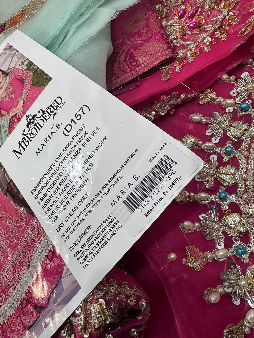 MARIA.B. 3pc LUXURY EMBROIDERED