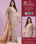 (BONANZA SATRANGI | VOL 16 | DS 9| DIGITAL PRINTED LAWN 3PC VOIL LAWN DUPATTA