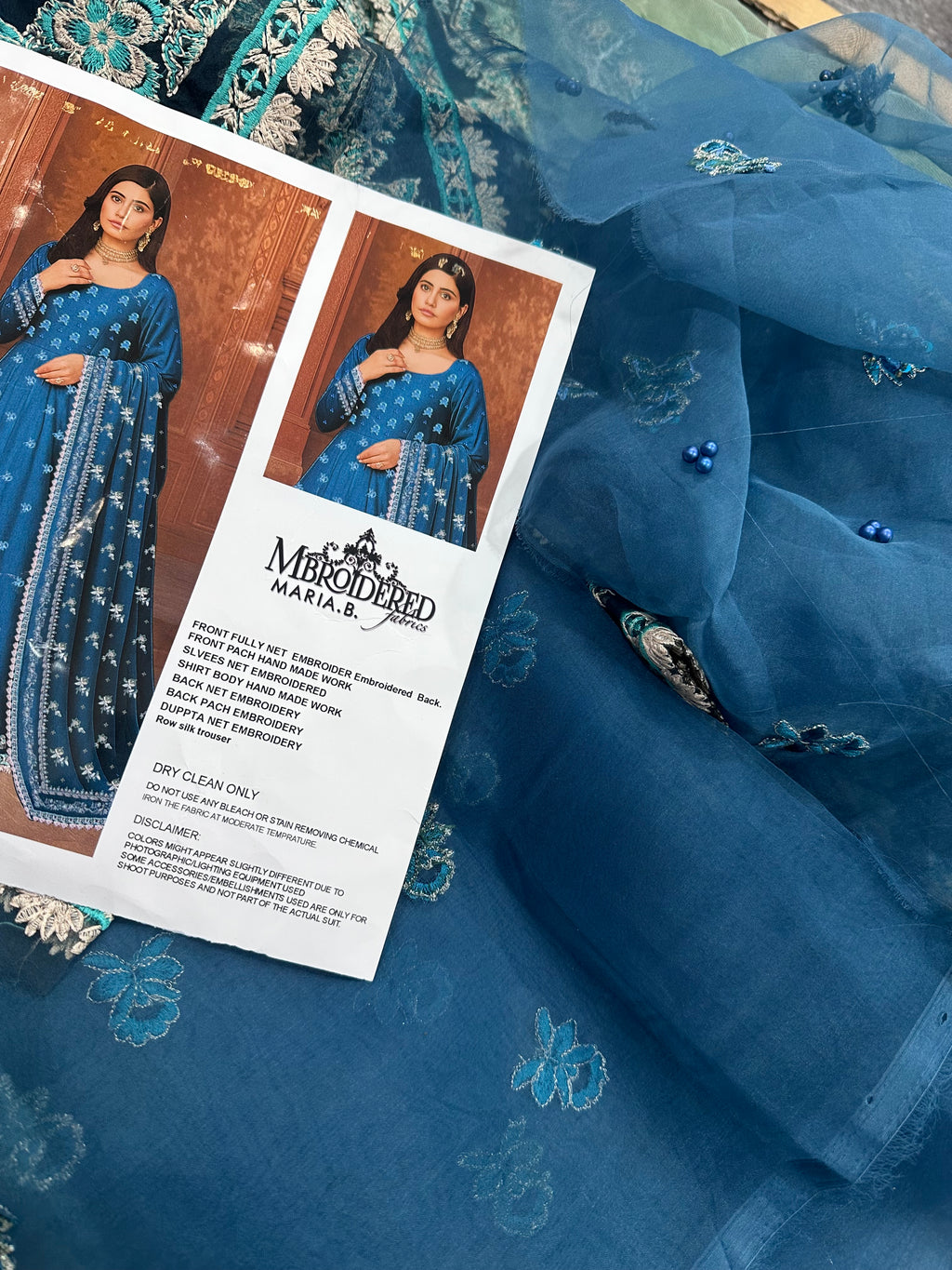 MARIA B LUXURY 3PC EMBROIDERED