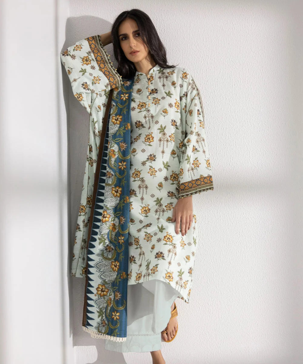 SAPHHIRE 3 PIECE - PRINTED LAWN SUIT
